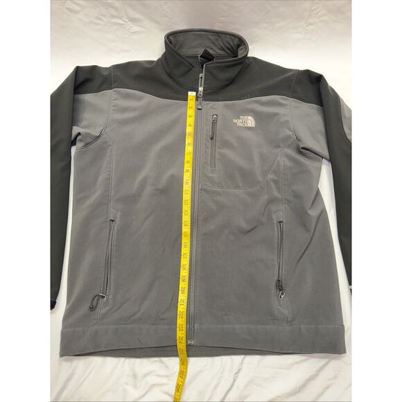 Men’s North Face Soft Shell Jacket Black/Gray Size: XL - Picture 4 of 10